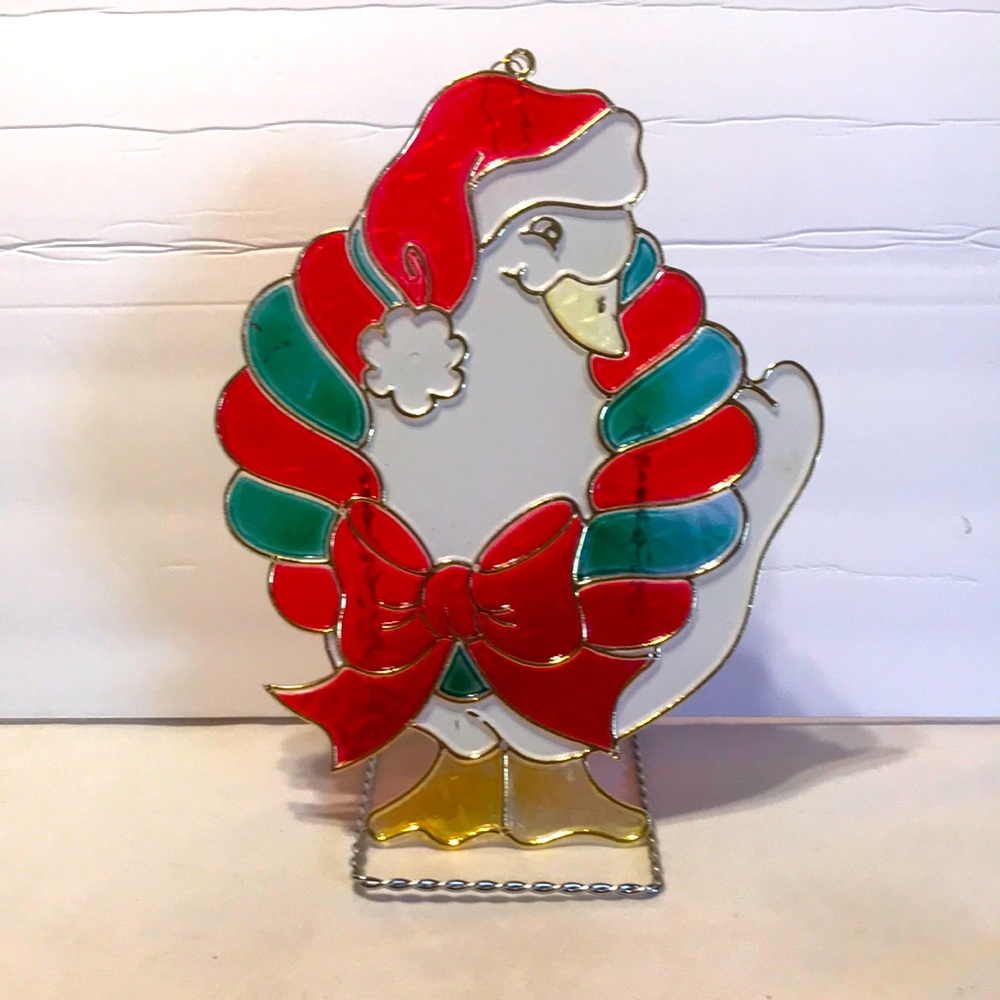 Vintage Giftco Inc. Goose Christmas sun catcher